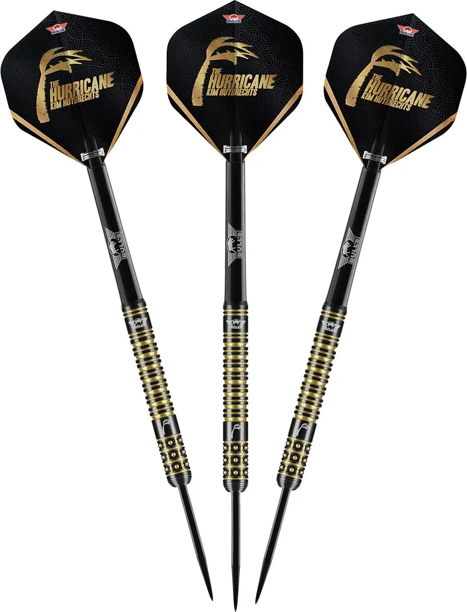 Bull's Kim Huybrechts 90% Black E2 Steeltip Darts