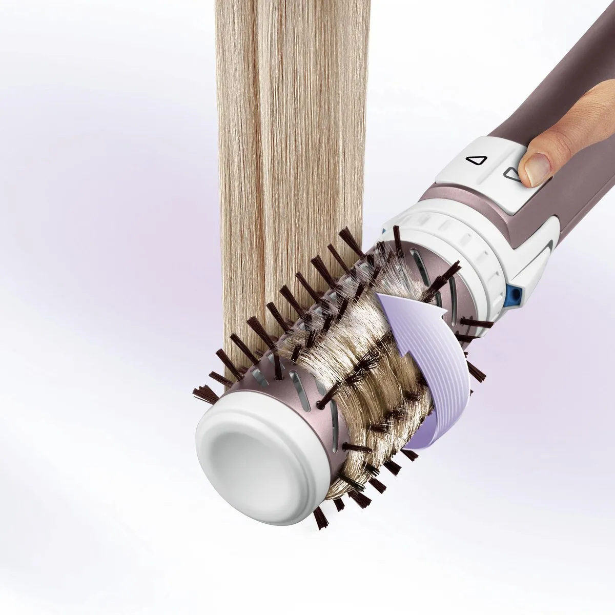 Rowenta CF9540 Brush Activ Krulborstel - 1000W - Roze/Wit - afbeelding 6 van 6