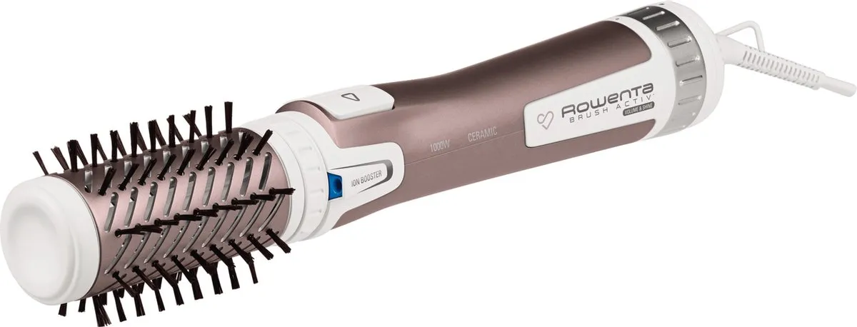 Rowenta CF9540 Brush Activ Krulborstel - 1000W - Roze/Wit