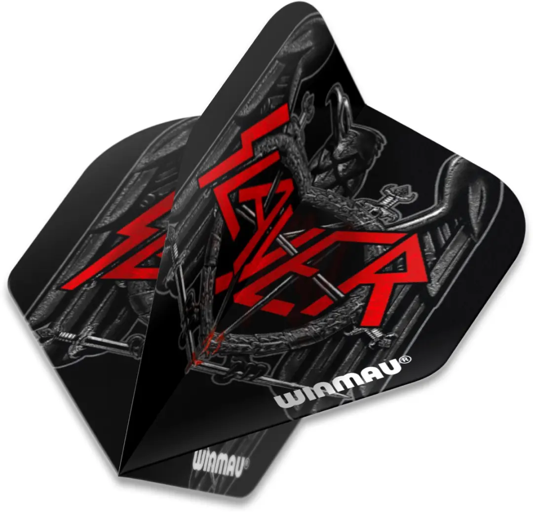 Winmau Rock Legends Slayer Black Eagle Dart Flights - 3 Stuks