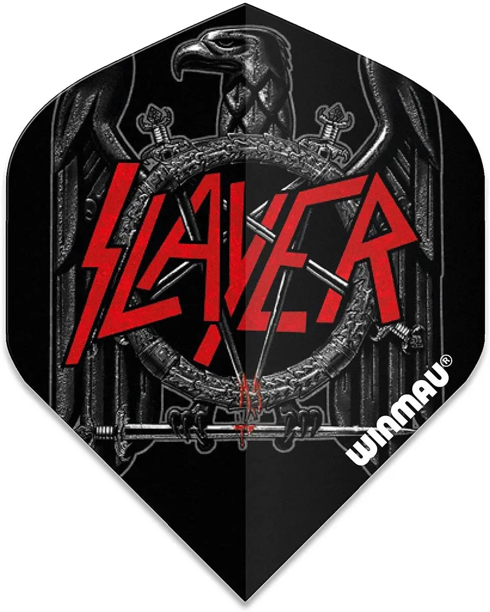Winmau Rock Legends Slayer Black Eagle Dart Flights - 3 Stuks