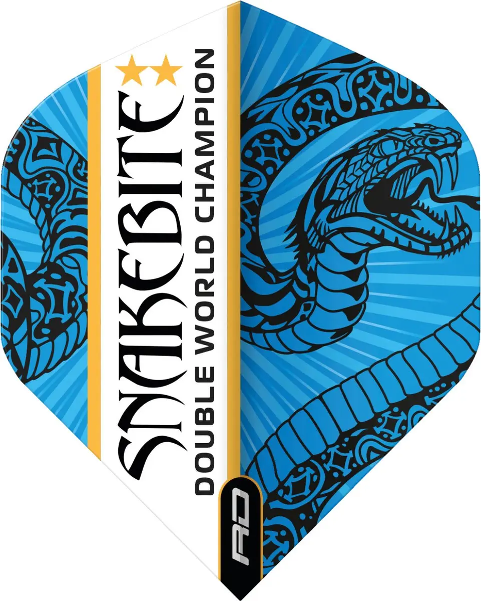 Red Dragon Snakebite Double World Champion Dart Flights