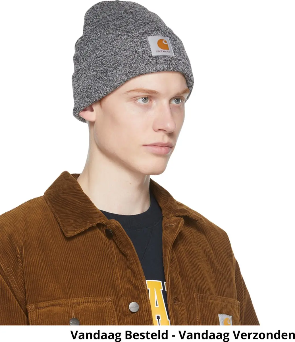 Carhartt ACRYLIC WATCH HAT A18.019 Muts - Zwart/Wit