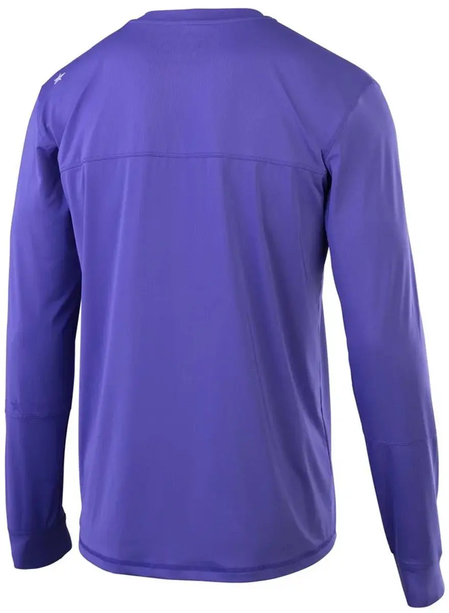 EVOC Langarm Enduro Trui - L - Blauw/Violet