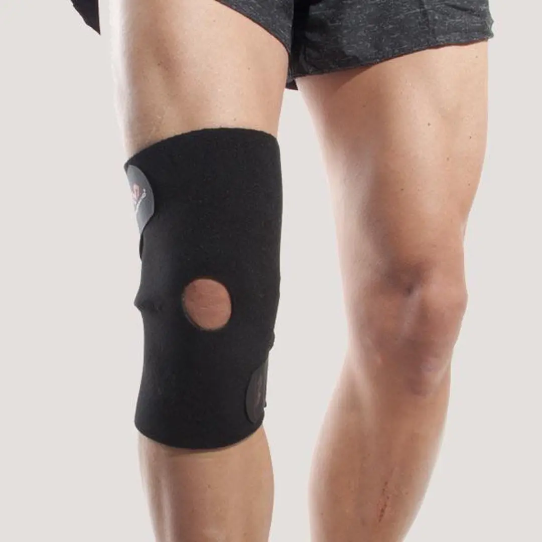 McDavid Kniebandage met Open Patella - One Size - Zwart