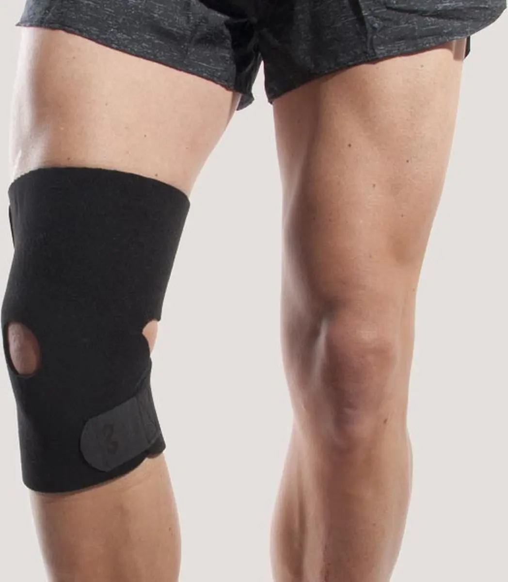 McDavid Kniebandage met Open Patella - One Size - Zwart