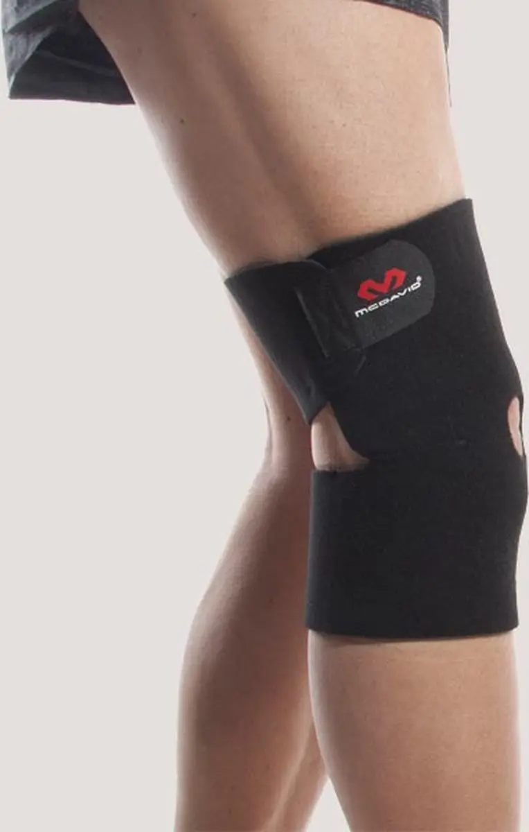 McDavid Kniebandage met Open Patella - One Size - Zwart
