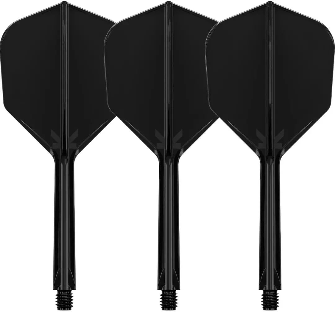 Target K-Flex Black NO6 Dart Flights 3 Stuks