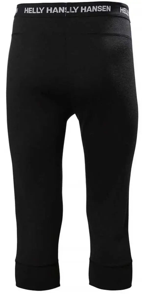 Helly Hansen Lifa Merino Midweight 3/4 Basislaag Broek M - Zwart