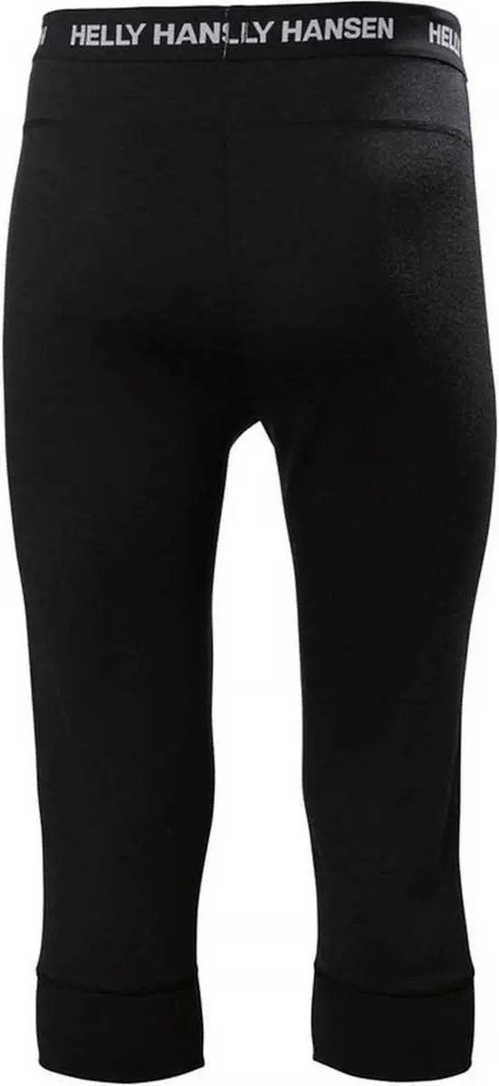 Helly Hansen Lifa Merino Midweight 3/4 Basislaag Broek M - Zwart