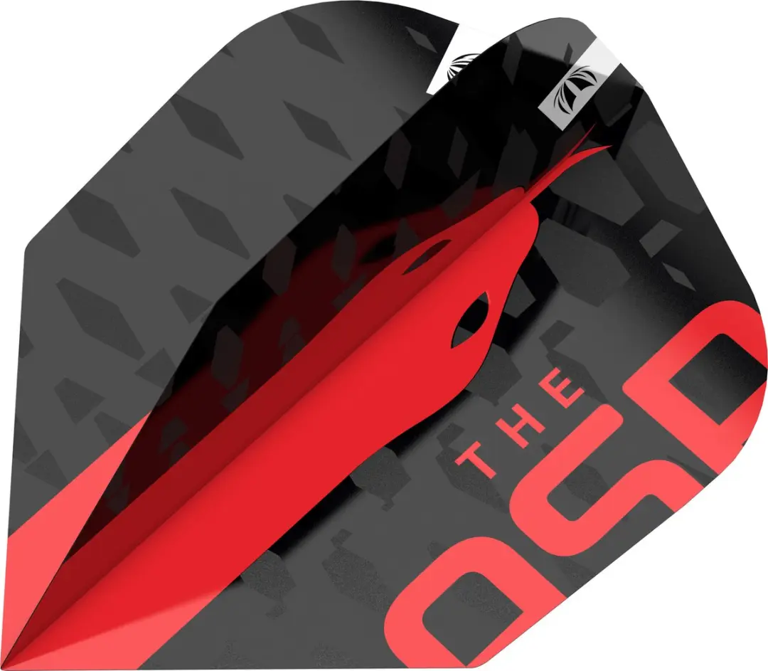 Target Nathan Aspinall G2 Pro Ultra NO6 Dart Flights - 3 Stuks - Rood/Zwart