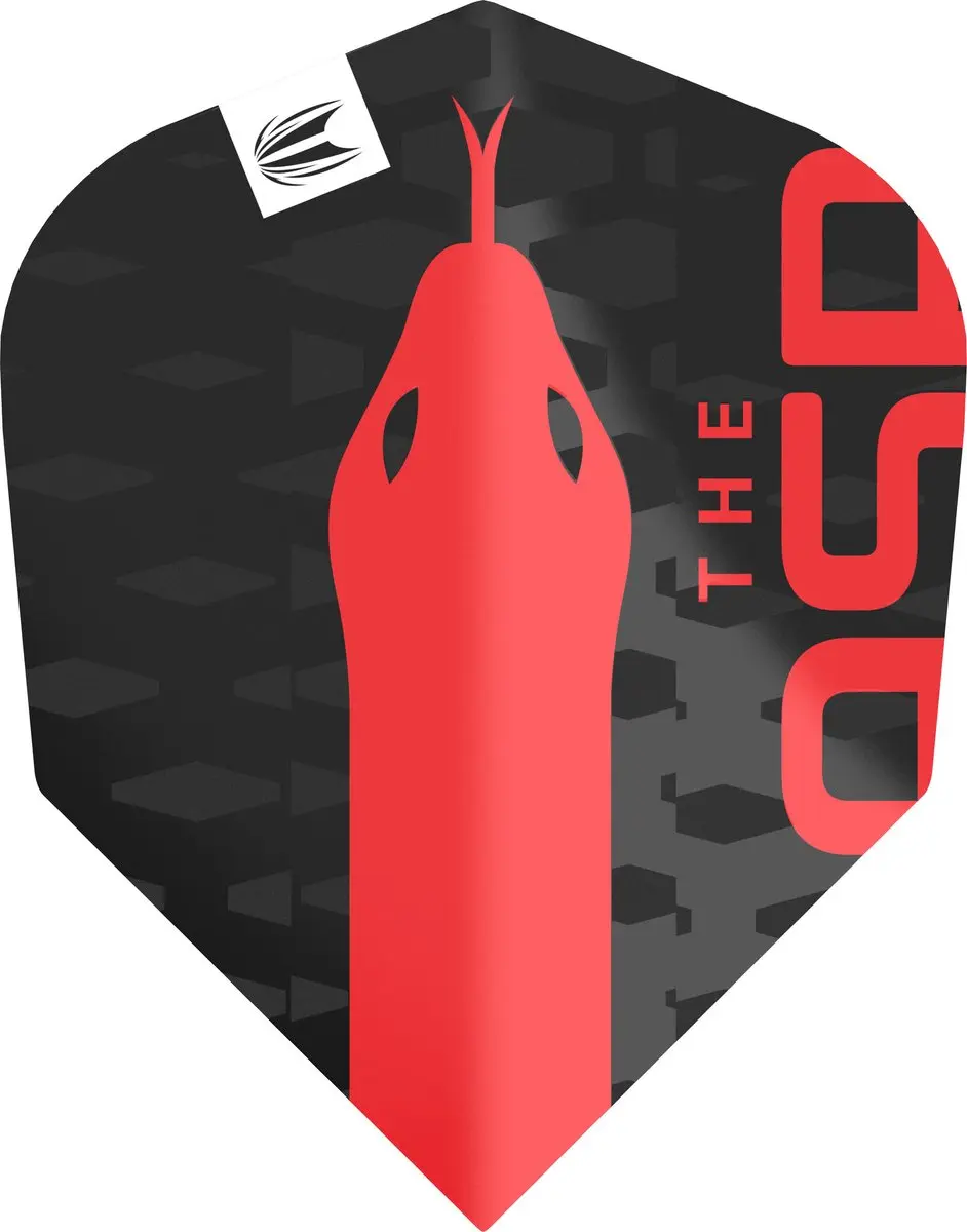 Target Nathan Aspinall G2 Pro Ultra NO6 Dart Flights - 3 Stuks - Rood/Zwart