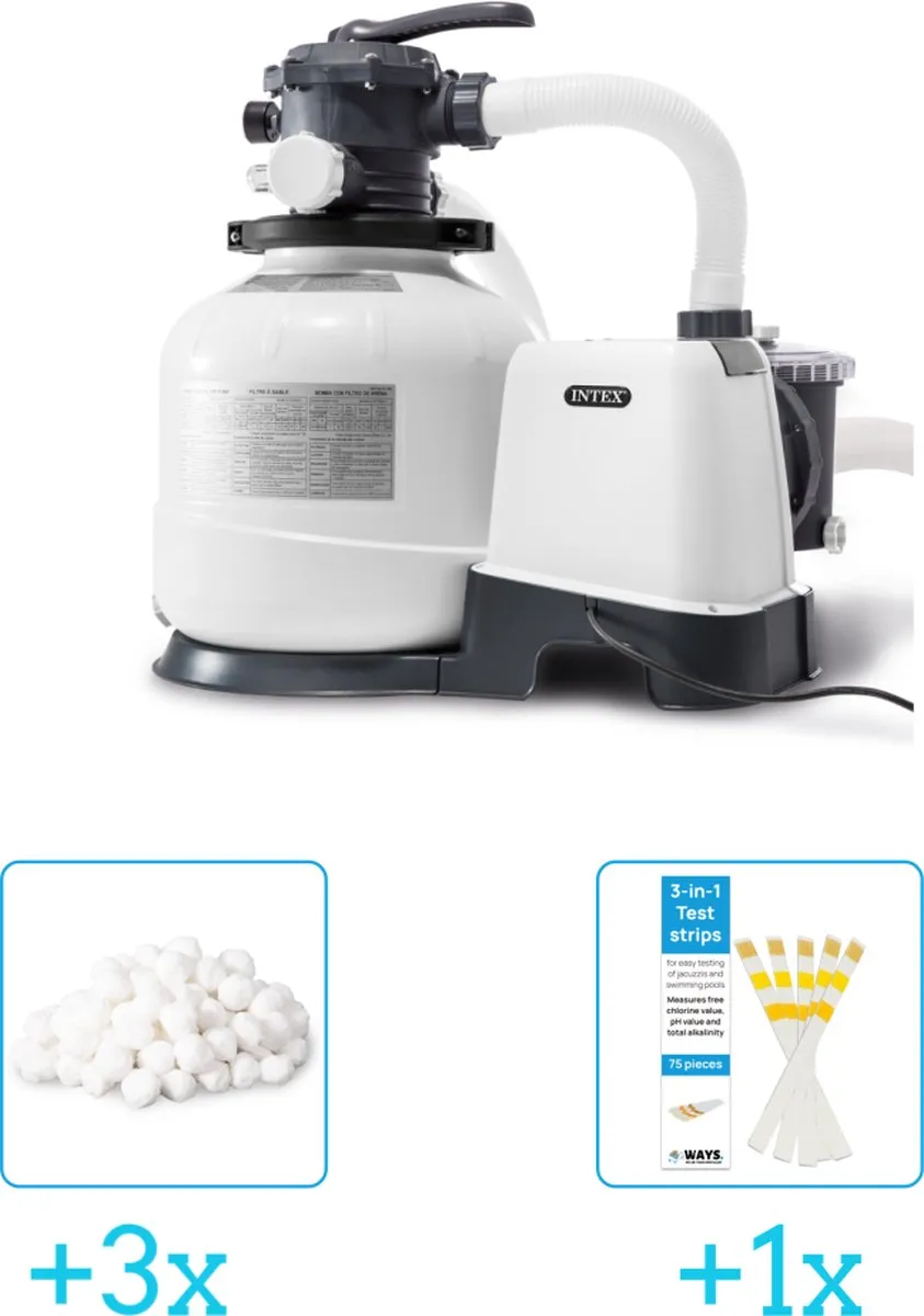 Intex 26648GS Zandfilterpomp 8000 l/u