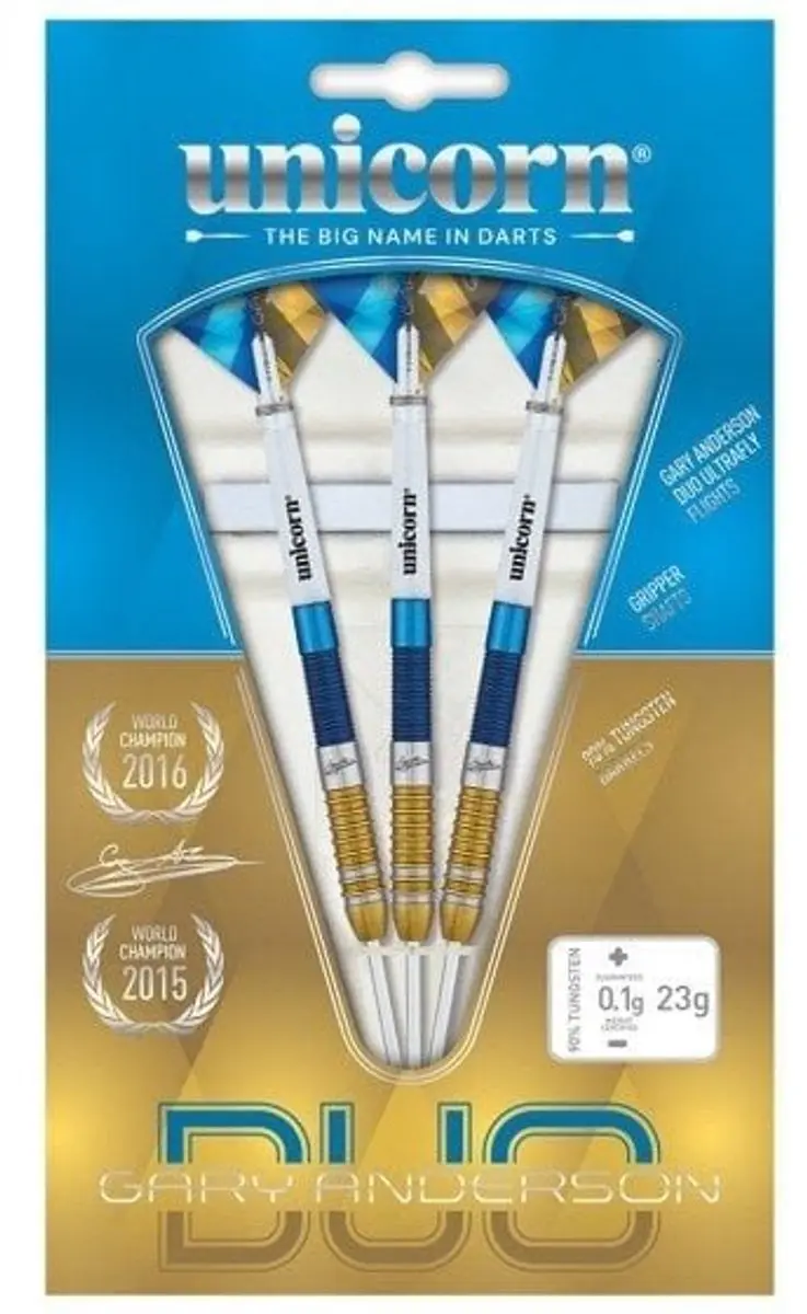 Unicorn Gary Anderson Duo 90% Dartpijlen - 3 Stuks
