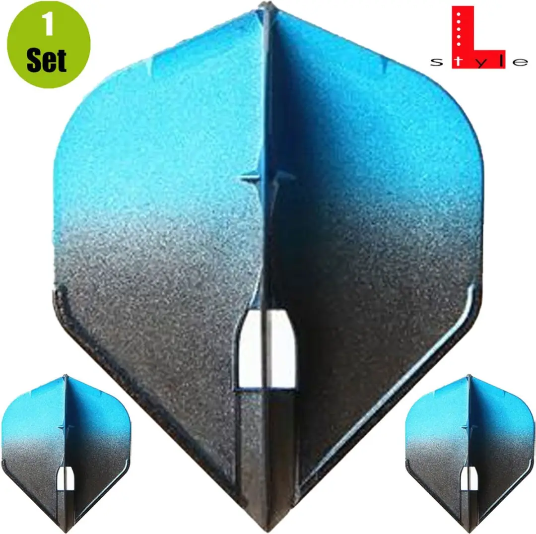 L-Style Champagne L1 Standard 2-Tone Dart Flights - Blauw