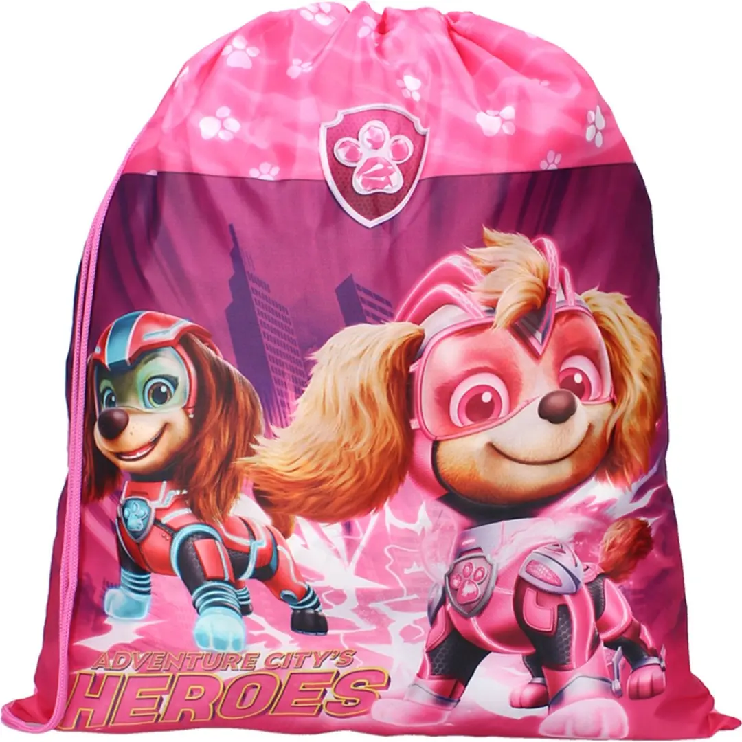 PAW Patrol Reach for the Skye Trekkoordtas - 44x36cm Roze