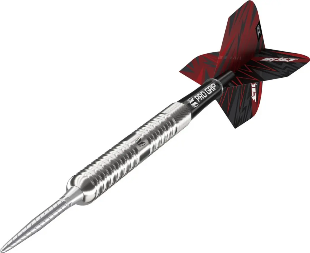 Target Sebastian Bialecki G1 Swiss Point Dartpijlen - 3 Stuks - Rood/Zilver/Zwart
