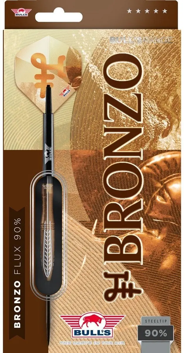 Bull's Bronzo Flux Dartpijlen 3 Stuks