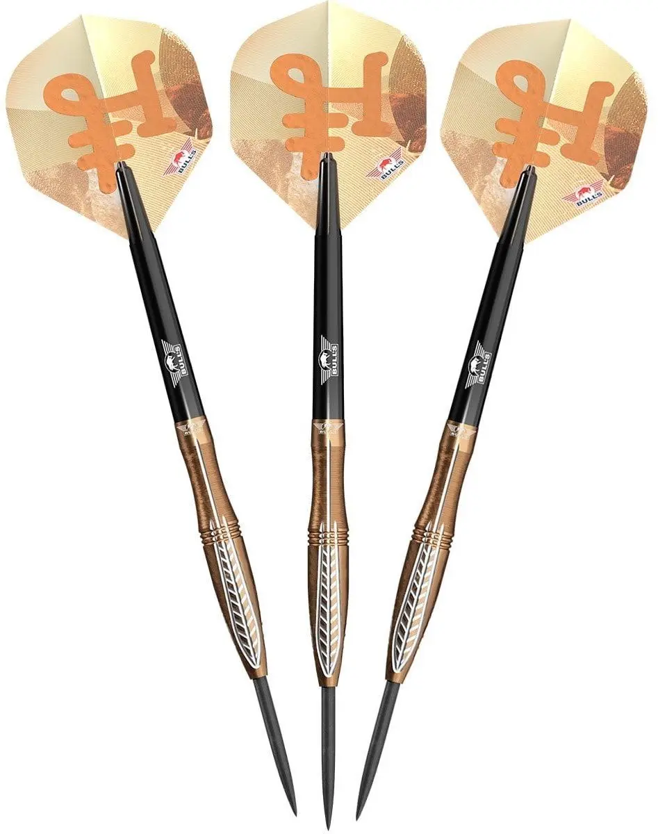 Bull's Bronzo Flux Dartpijlen 3 Stuks