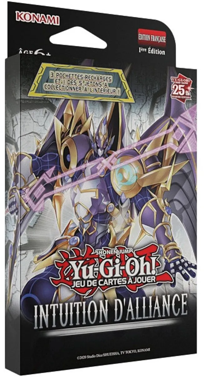 Konami Yu-Gi-Oh! JCC Intuition d'Alliance Boosterpack - 3 Stuks
