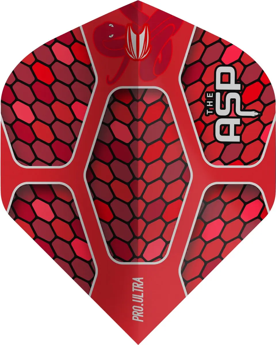 Target Nathan Aspinall Pro Ultra NO2 Dart Flights - 3 Stuks - Rood