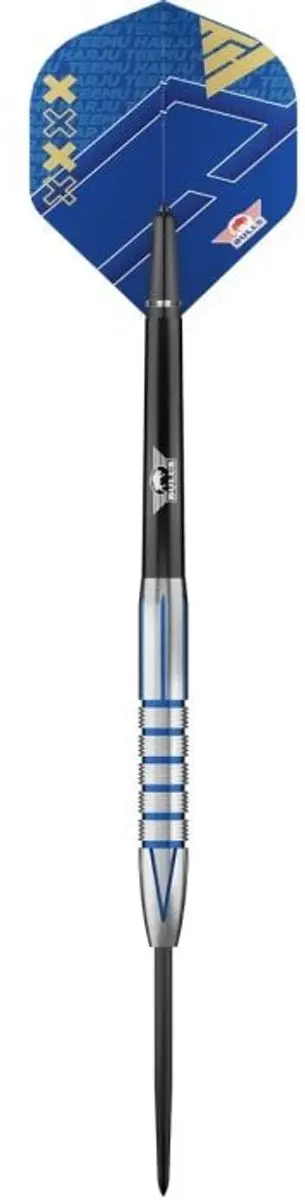 Bull's Teemu Harju 90% Dartpijlen - 3 Stuks - Zilver/Blauw