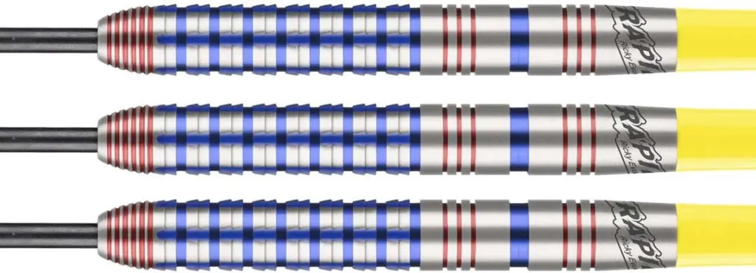 Bull's Ricky Evans Dartpijlen 90% Tungsten 20g - Regenboog - 3 Stuks