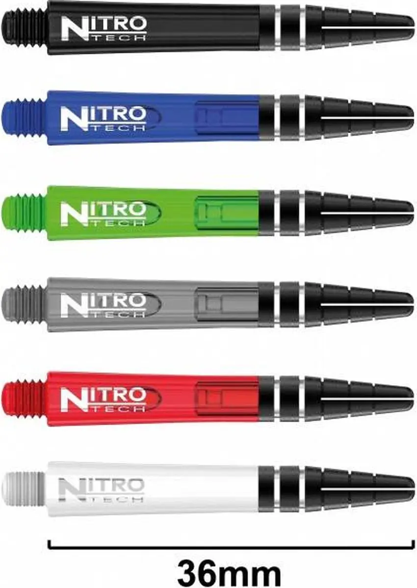 Red Dragon Nitrotech TC450 Dart Shafts - Blauw