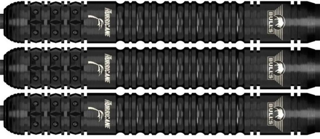 Bull's Kim Huybrechts E2 Full Black Dartpijlen - 3 Stuks
