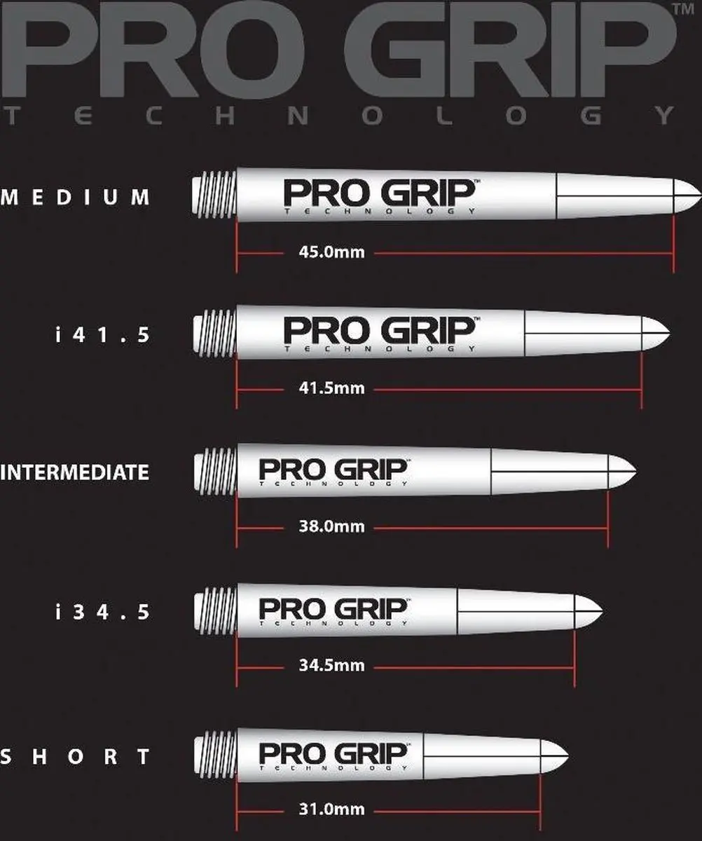Target Pro Grip Shaft 110855 - 3 Stuks - Roze