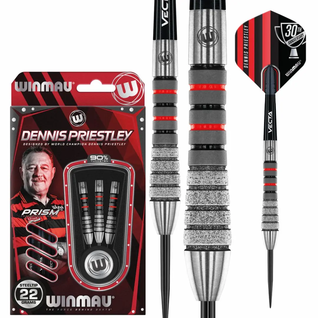 Winmau Dennis Priestley Diamond 30th Anniversary Dartpijlen