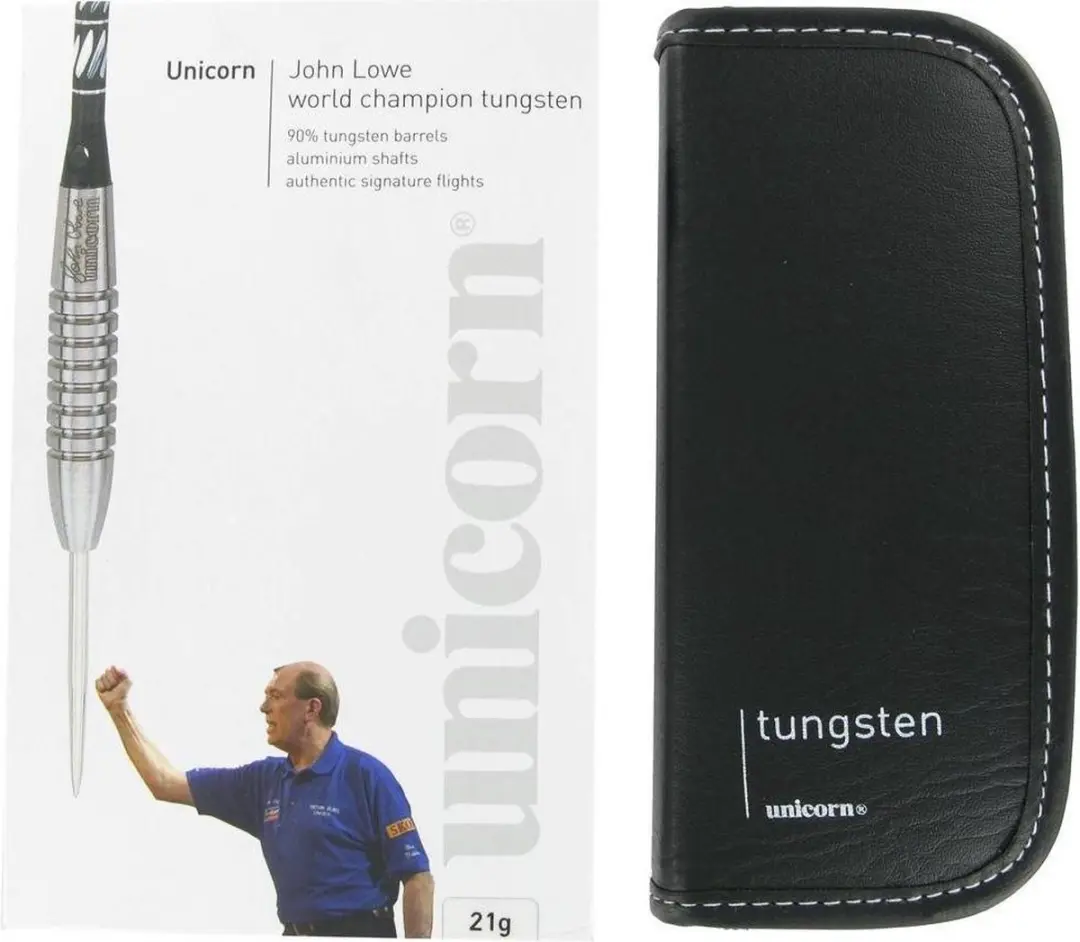 Unicorn World Champion John Lowe 90% Tungsten Dartpijlen - 3 Stuks