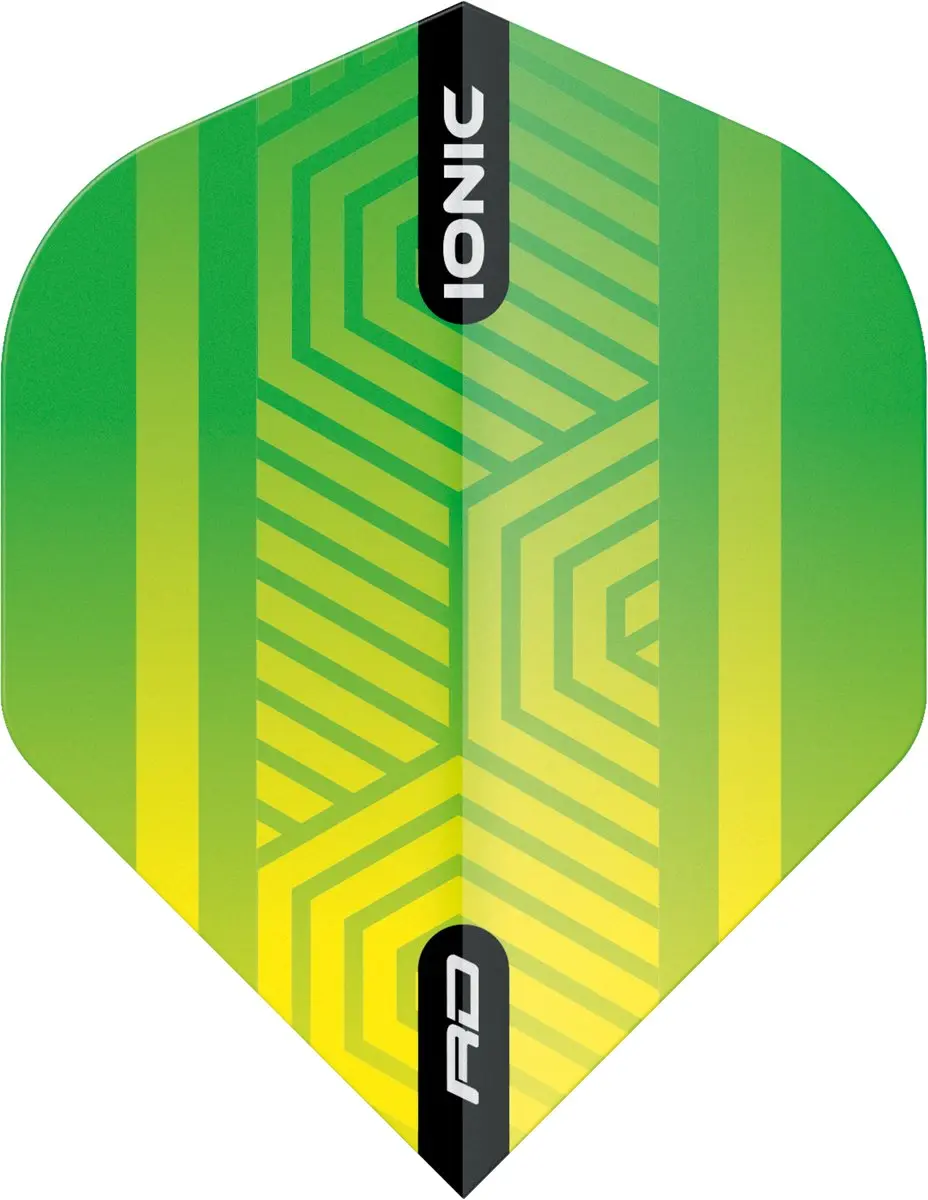 Red Dragon Hardcore Ionic Green Dart Flights TF6516 - 3 Stuks