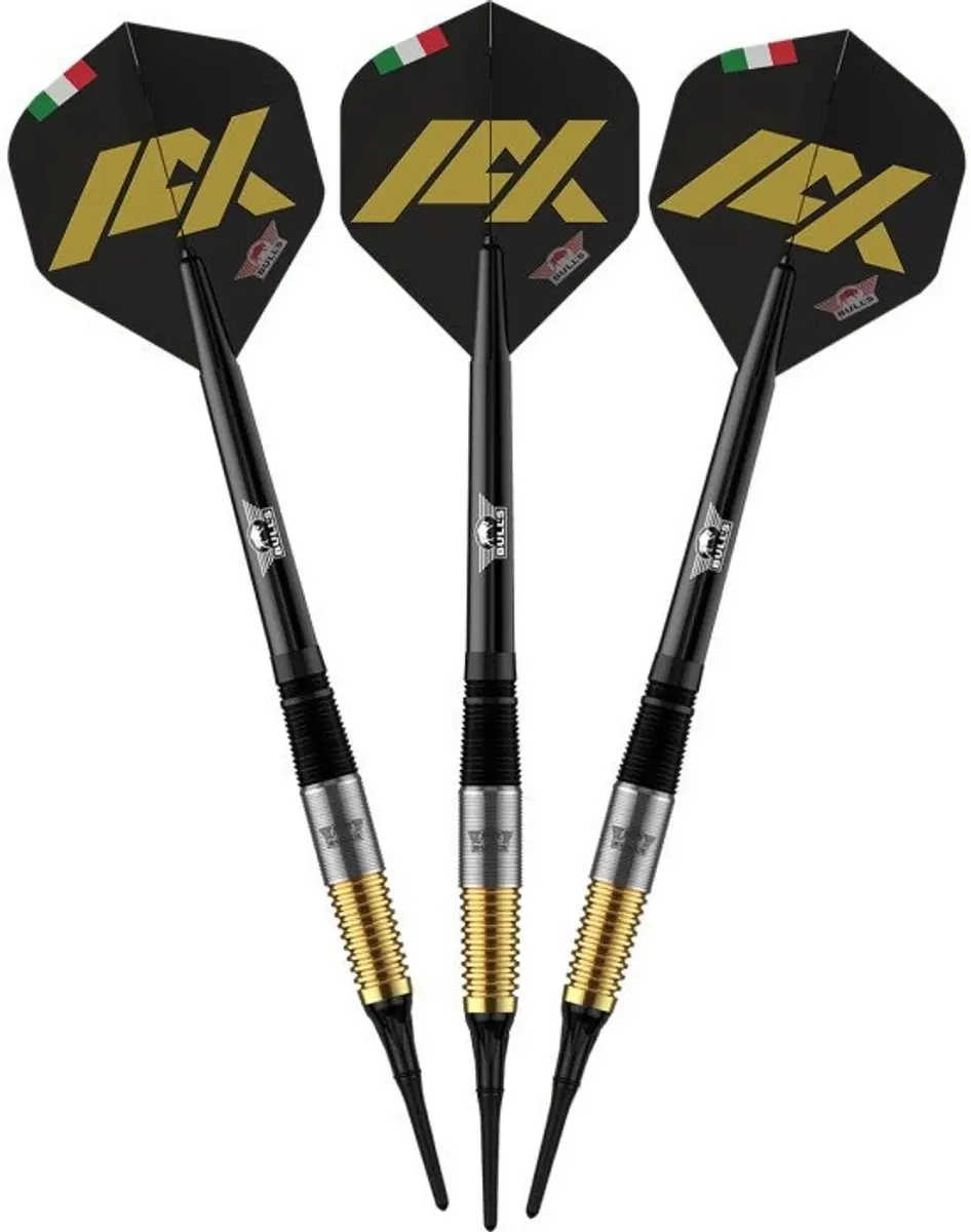 Bull's Massimo Dalla Rosa 90% Soft Tip Darts - 3 Stuks