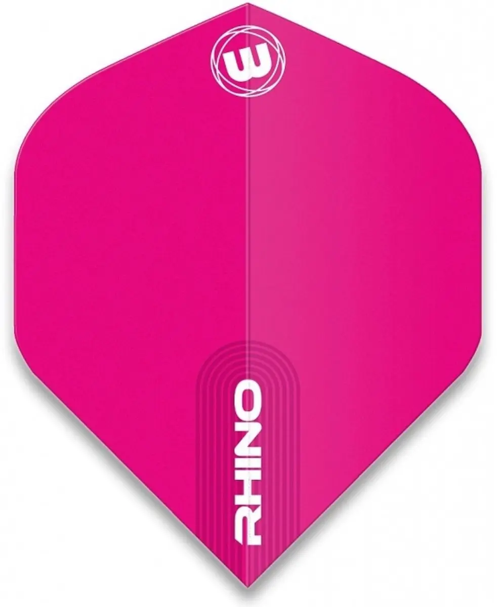 Winmau Rhino Pink Flight Dart Flights 3 Stuks
