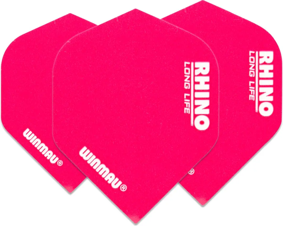 Winmau Rhino Pink Flight Dart Flights 3 Stuks