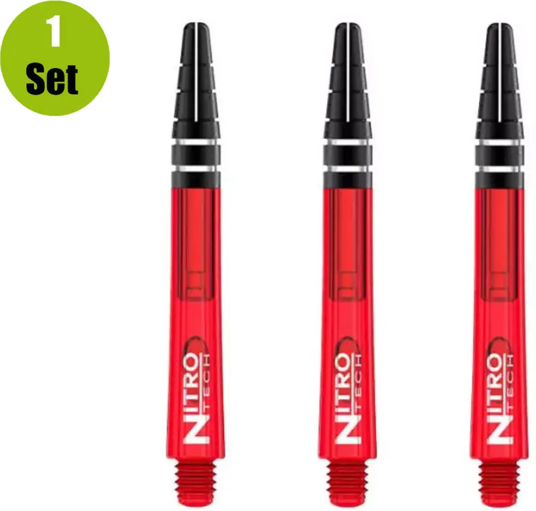 Red Dragon Nitrotech Red TC443 Dart Shafts - 3 Stuks