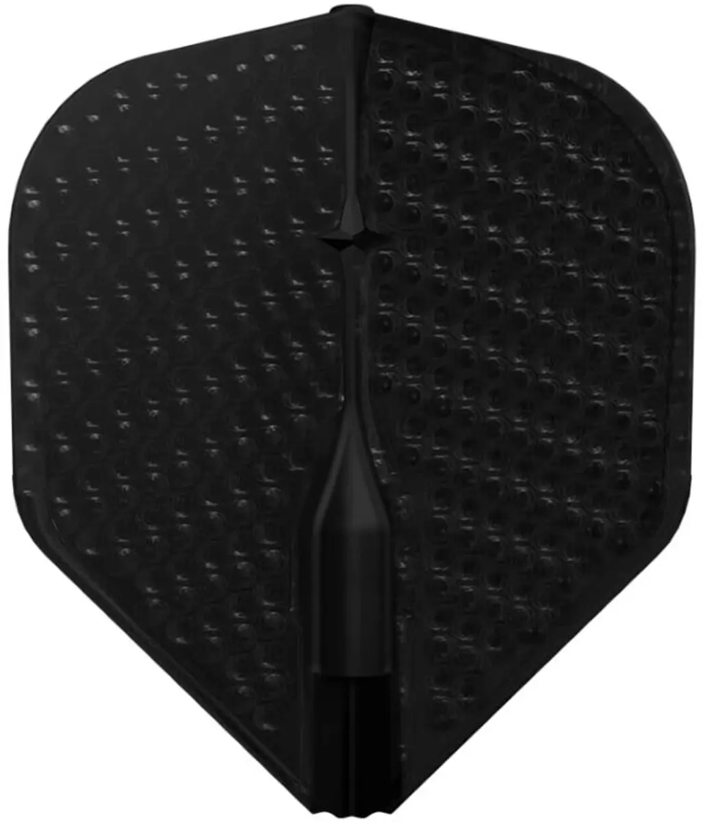 L-Style L1 EZ Dimple Dart Flights - 3 Stuks - Zwart