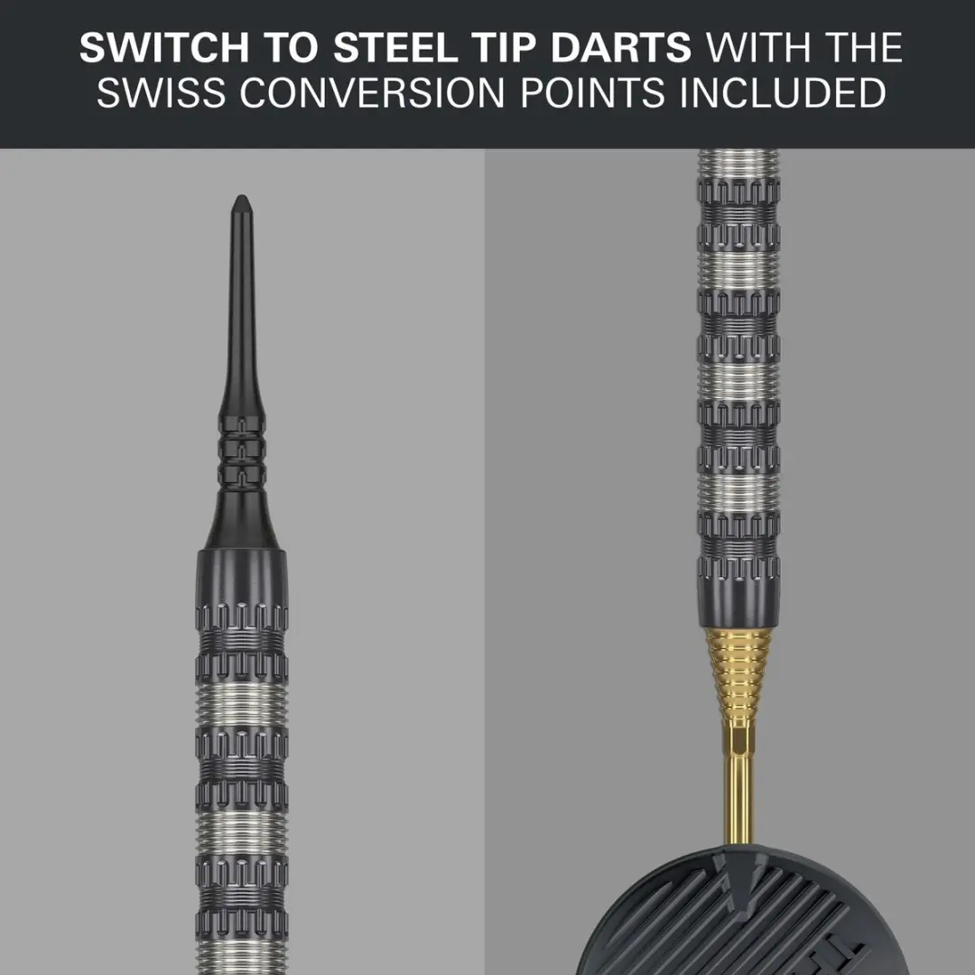 Target Rob Cross 95K Soft Tip Dartpijlen 95% Wolfraam 18g - 3 Stuks