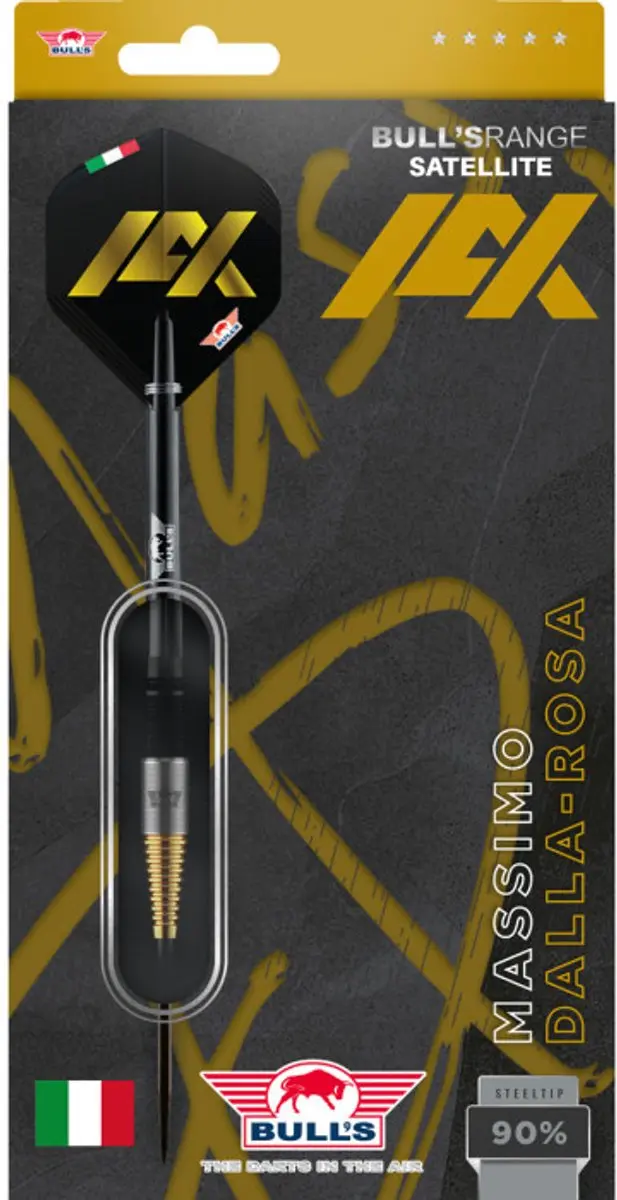 Bull's Massimo Dalla Rosa 90% Dartpijlen - 3 Stuks