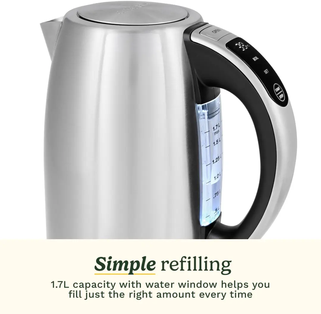 Cuisinart SmartElite Temp Control 1,7L Waterkoker - Grijs