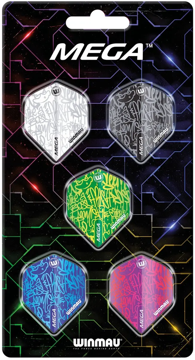 Winmau Mega Standard Flight Collection 8144 Dart Flights