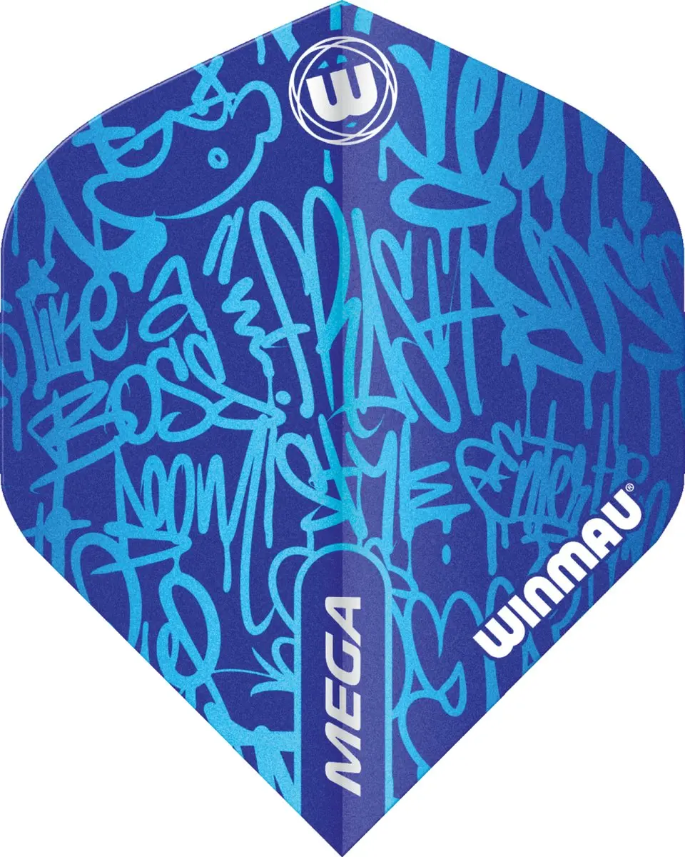 Winmau Mega Standard Flight Collection 8144 Dart Flights - 3 Stuks - Multi