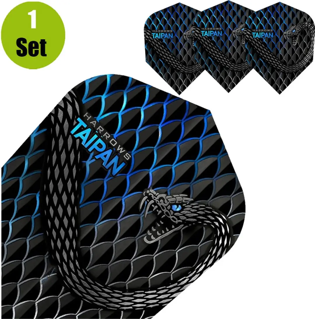 Harrows Taipan Dartflights FB2301 - Aqua - 3 Stuks