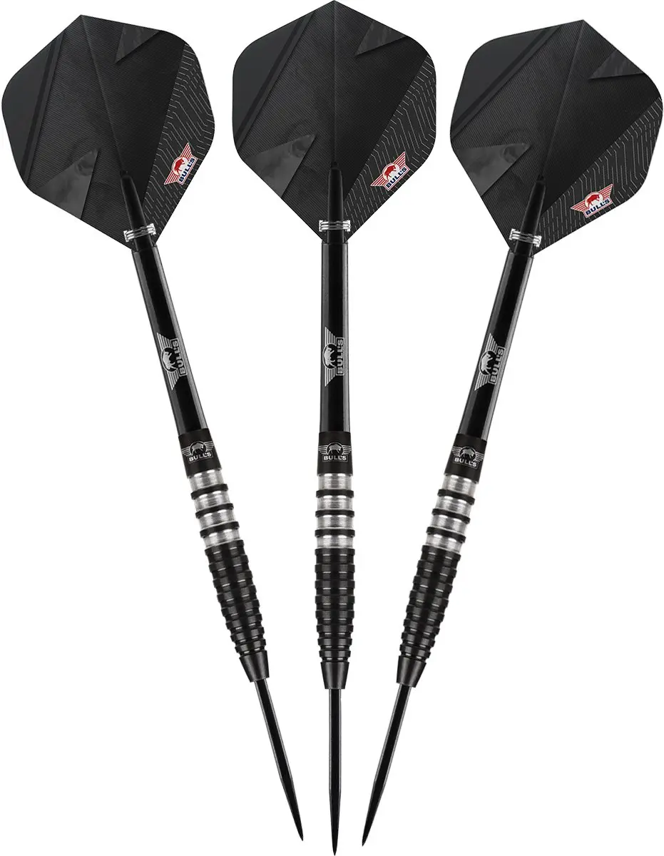 Bull's Lightning Black Dartpijlen 21g - 3 Stuks