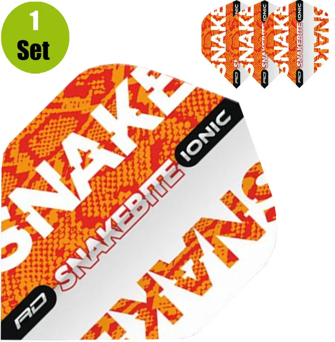 Red Dragon Peter Wright Hardcore Ionic Snakebite Dartvleugels TF6560 - 3 Stuks