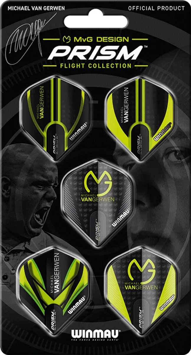 Winmau Michael van Gerwen Prism Flight Collection Dart Flights