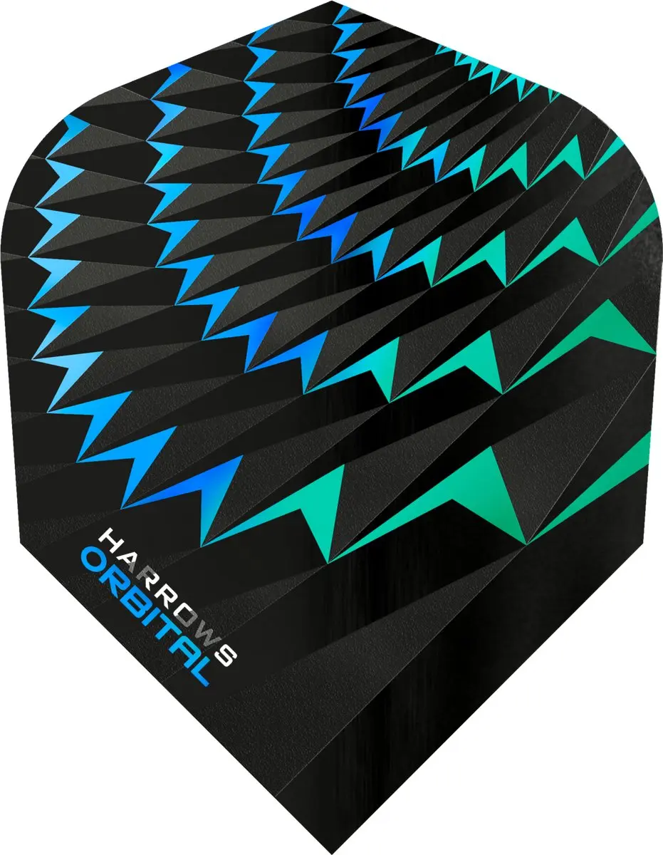 Harrows Orbital Aqua/Jade Dart Flights HF4803