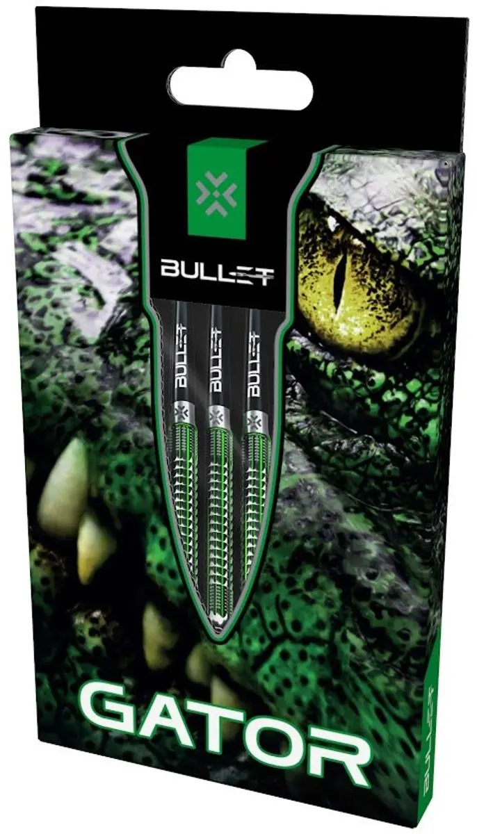 Bullet Gator Dartpijlen 3 Stuks - Groen