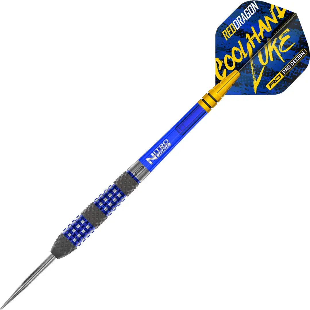 Red Dragon Luke Humphries TX2 Atomised 90% Dartpijlen - 3 Stuks - Blauw/Goud